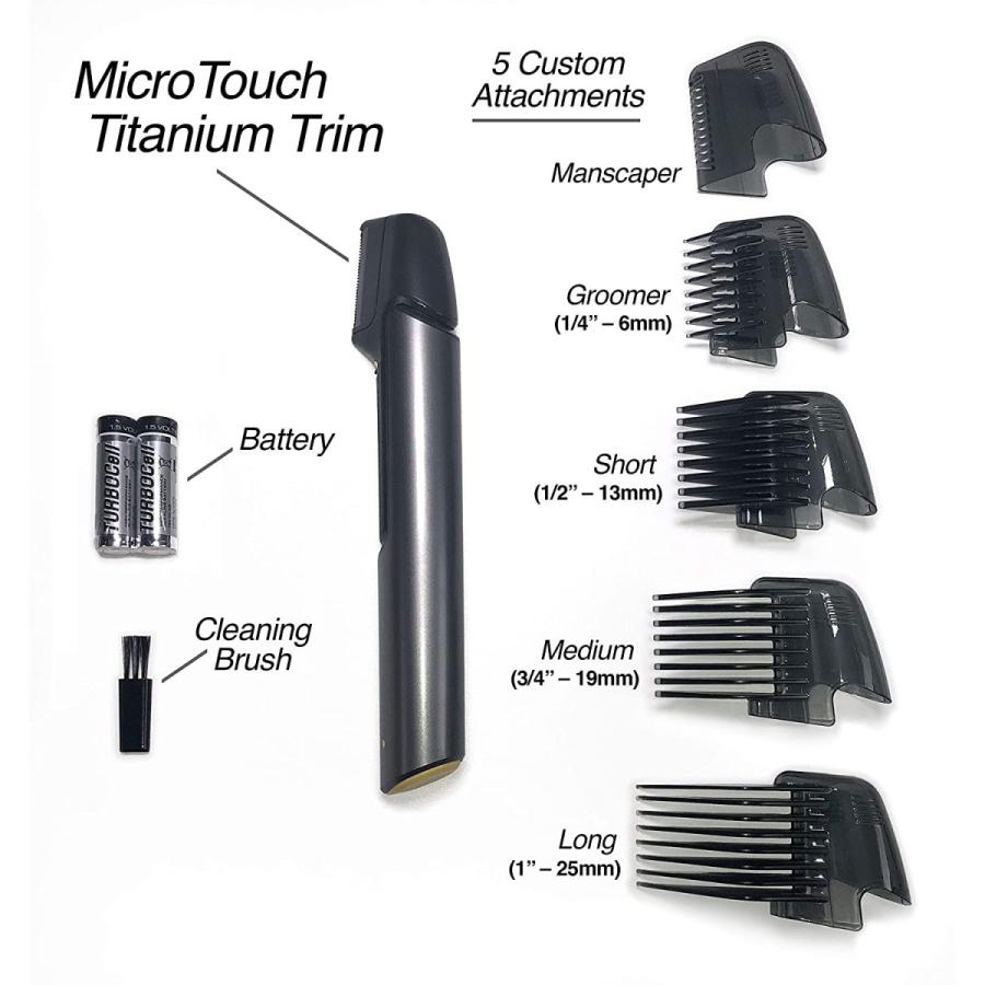 Micro Touch Titanium Trimer マイクロタッチ　チタントリマー　送料無料｜blis｜02