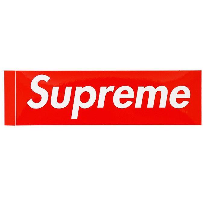 supreme ステッカー2クリアースタンド