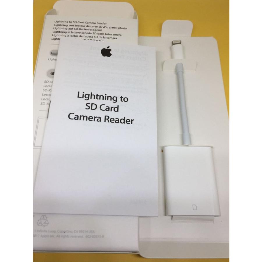 アップル純正品 Apple SDカードリーダー Lightning to SD Card Camera Reader MJYT2AM 並行輸入