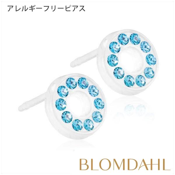 ピアス アレルギー対応 プラスチック ブリリアンスパック フォロー アクアマリン 8mm レディース 15-01191-05 | 