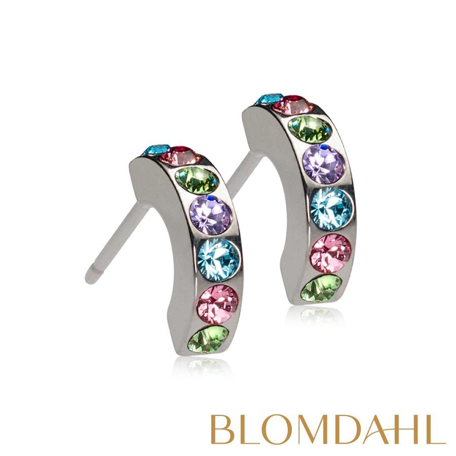 ピアス アレルギー対応 純チタン シルバー 10mm ブリリアンスカーブ ライトファンタジー 15-12146-98 | 