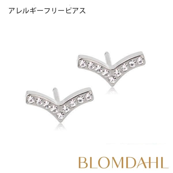 ピアス アレルギー対応 純チタン ブリリアンスウィング 8mm クリスタル レディース 15-12181-01 | 