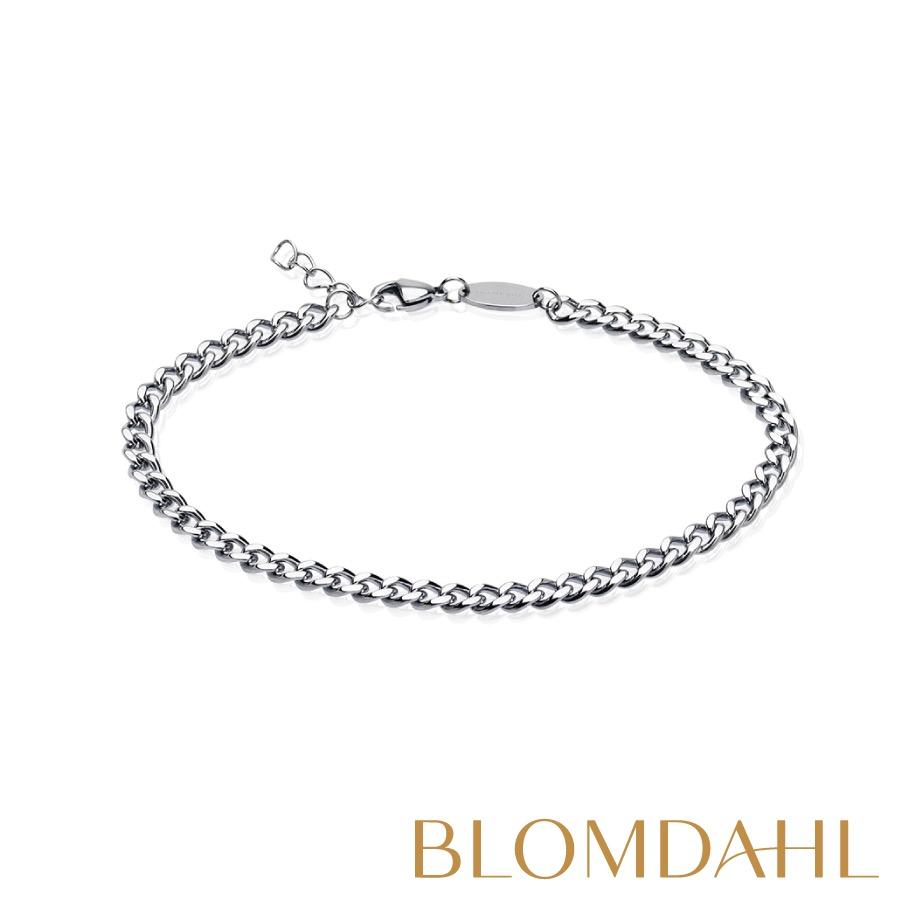 ブレスレット アレルギー対応 シルバー メンズ 18cm-22cm カーブリンク 32-24960-00 | 