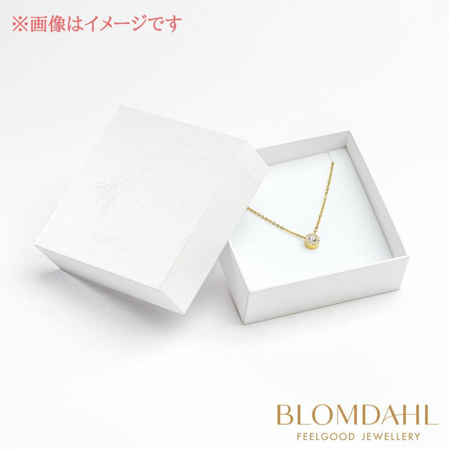 ネックレス アレルギー対応 シルバー ブリリアンスハートハロー クリスタル 8mm レディース 33-24121-0801｜blomdahljapan｜02