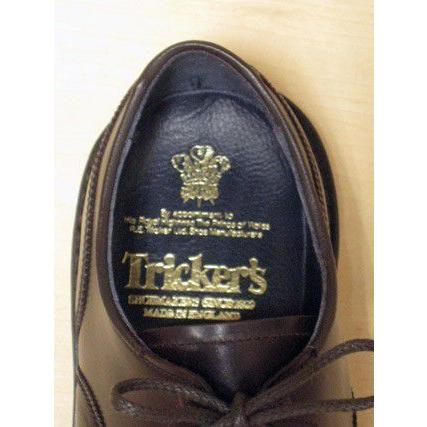 Tricker's コードヴァン プレーントゥ ギリーシューズ／Burgandy（Blood & Thunder 別注）の画像
