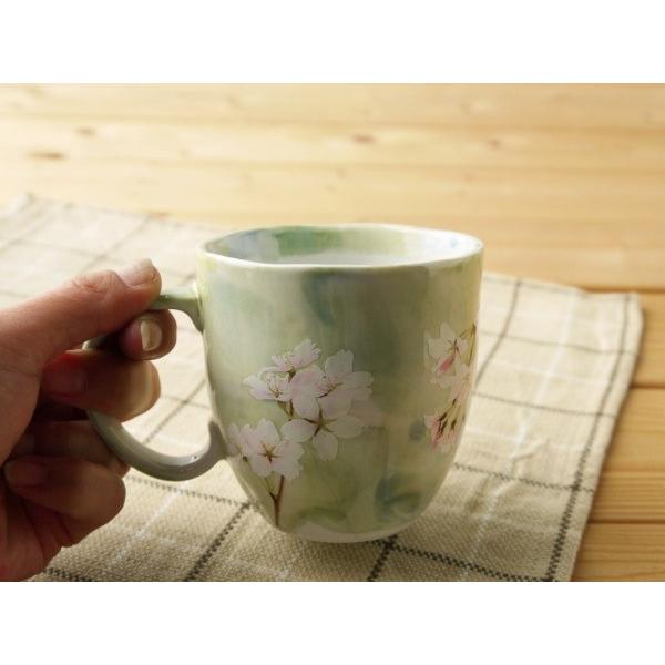 美濃焼和食器 花がすみ　マグカップ（グリーン） | BLOOM（アクセサリー） | 01