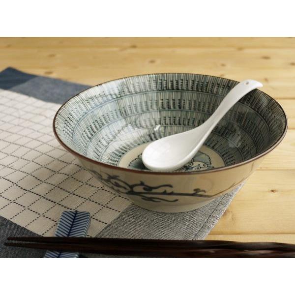 美濃焼和食器 古染暦文　63ラーメン鉢(径19.5x高7cm) | BLOOM（アクセサリー）