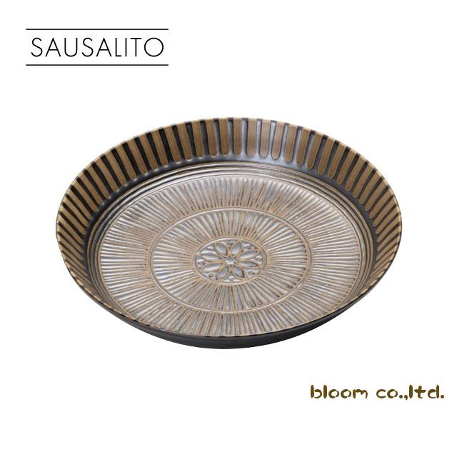 サウサリート　大皿（黒）25cm | BLOOM（アクセサリー）