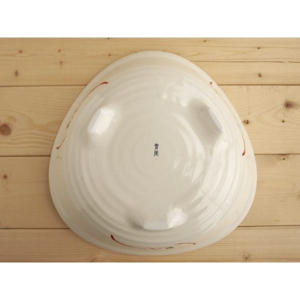 美濃焼和食器 赤絵花蝶　三つ足大鉢 | BLOOM（アクセサリー） | 02