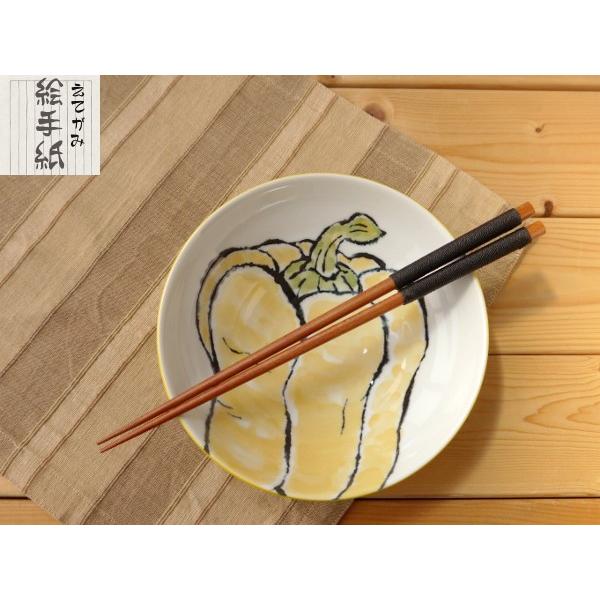 美濃焼和食器 やさい柄の絵手紙煮物鉢５柄セット　かぶ かぼちゃ だいこん パプリカ なす | BLOOM（アクセサリー） | 05