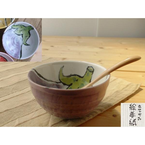 美濃焼和食器 やさい柄の絵手紙小どんぶり５柄セット　かぶ かぼちゃ だいこん パプリカ なす | BLOOM（アクセサリー） | 04