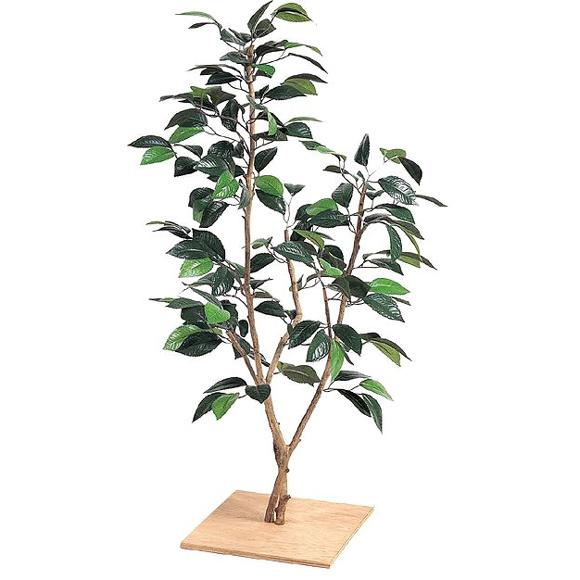 人工観葉植物！ミニつばき（板付）（人工）