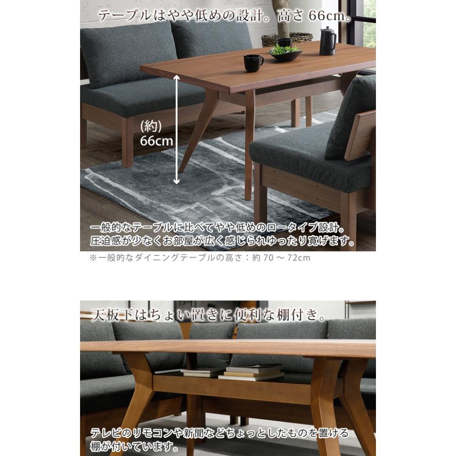 リビングダイニング 3点セット (120テーブル+120チェア2脚) ダイニング