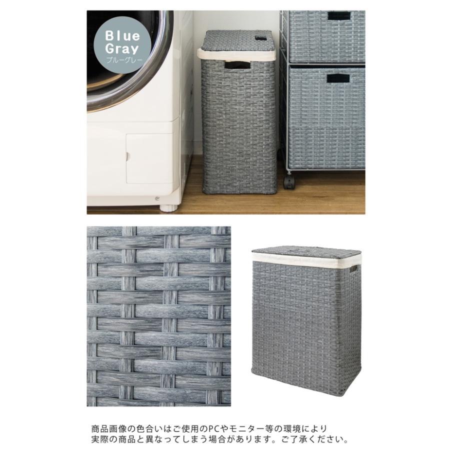 宮武製作所 ランドリーボックス 幅38 奥行24 高さ50 フタ付き 脱衣かご