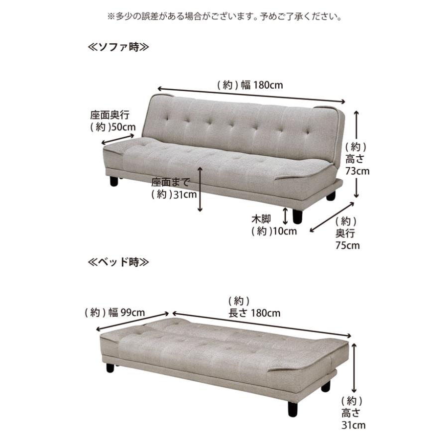 ソファベッド グレー 幅180cm 2人掛け 3人掛け 数日使用 美品 楽天市場】［ポイント5倍 1/24 20:00〜］ソファベッド ソファーベッド