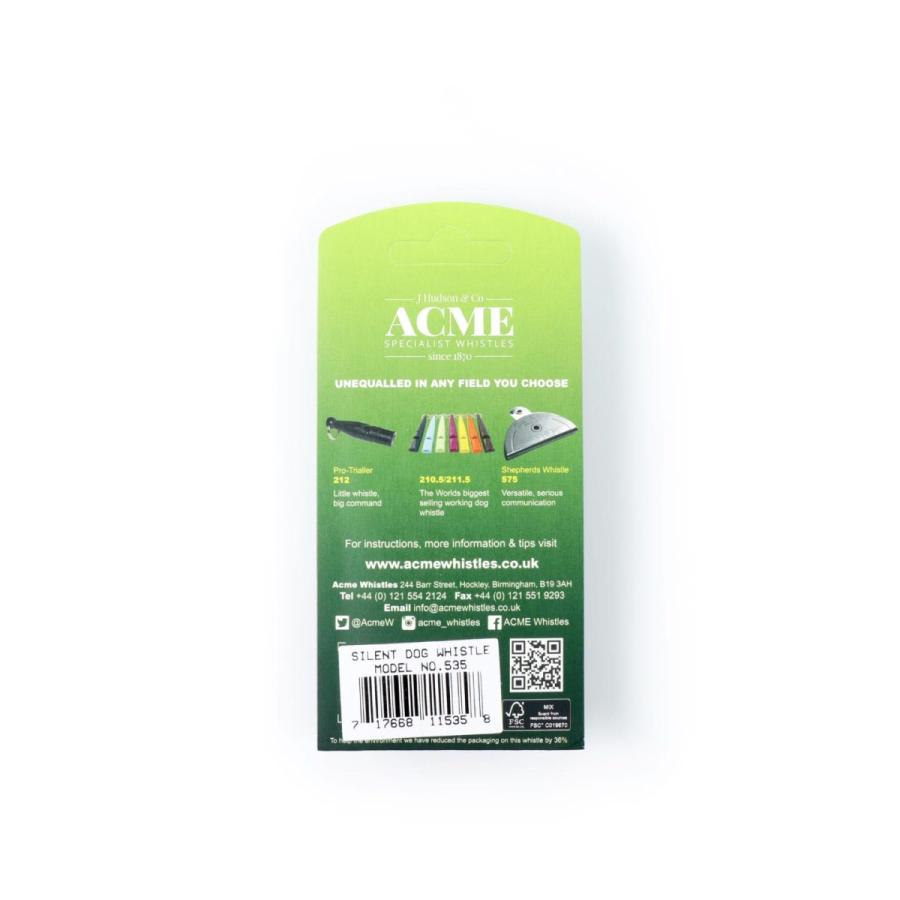 犬笛 アクメ・サイレントドッグホイッスル（ニッケル） / by Acme AC535GP 154297952bloom