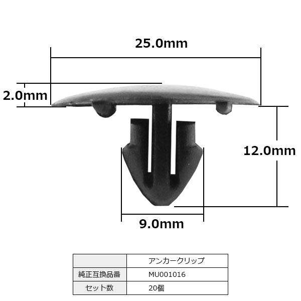BLOOM アンカークリップ フードインシュレータークリップ ボンネット