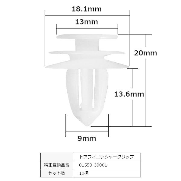 BLOOM ドアフィニッシャークリップ R/F 内張 クリップ 純正品番 互換