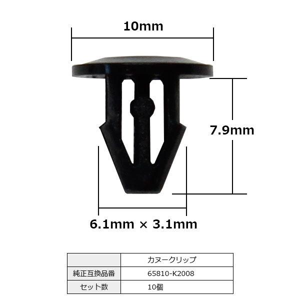 BLOOM カヌークリップ ドアパネル カウルパネルクリップ モール
