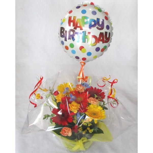 バルーンフラワー”happy birthday”送料無料！ |  | 02