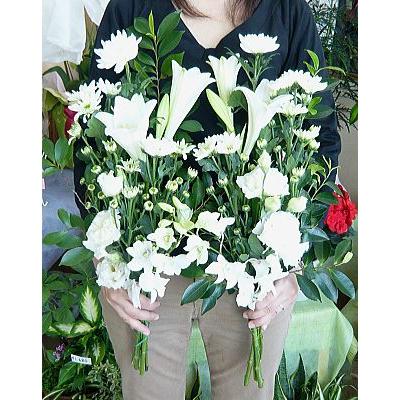 にゃんママ様 オーダー 仏花 お供え花 白 洋風仏花 一対 楽天市場】お盆 お供え【最短☆翌日配達 昼12時〆】 クール便 花