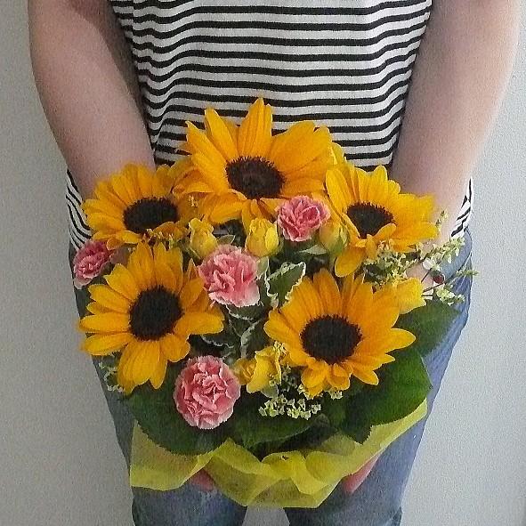 60 以上節約 ひまわりアレンジ ヒマワリ ひまわり Aynaelda Com