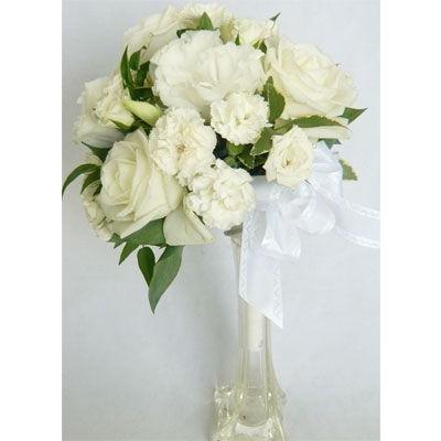 ブライダルブーケ ウエディングブーケ/生花 ブーケ ラウンドブーケ