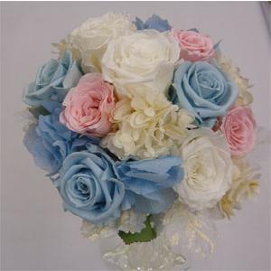 ウエディングブーケ プリザーブドフラワーブーケ ブーケプルズ ミニブーケ 白 ブルー ピンクローズブーケ Pulz04 フラワーギフト ブルーマート 通販 Yahoo ショッピング