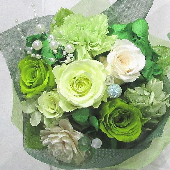 プリザーブドフラワー グリーン花束 ｍ Pz5 566g フラワーギフト ブルーマート 通販 Yahoo ショッピング