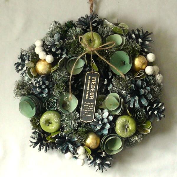 リース ドライフラワーリース ウインター グリーン ナチュラル ドライリース M Rs71 フラワーギフト ブルーマート 通販 Yahoo ショッピング