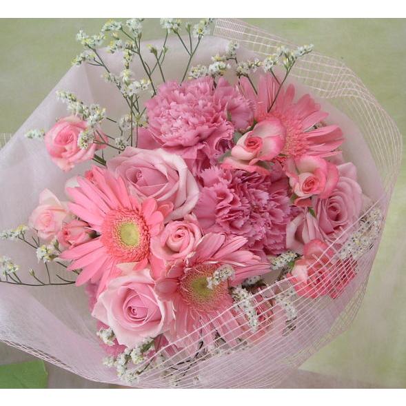 ロマンテックピンク花束 S P001 フラワーギフト ブルーマート 通販 Yahoo ショッピング