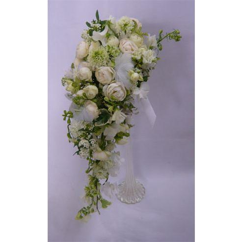ブライダルブーケ/スプレーウィットキャスケードブーケ                 商品説明                                                生花　 Y1461457515(13488円)