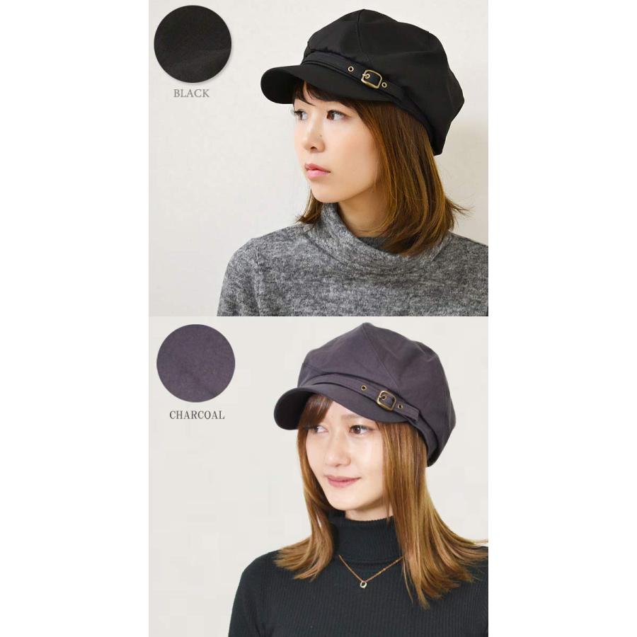 キャスケット レディース    帽子 コットンキャスケット 飾りベルト付き BM 春夏 秋冬 UVカット つば付き |  | 01