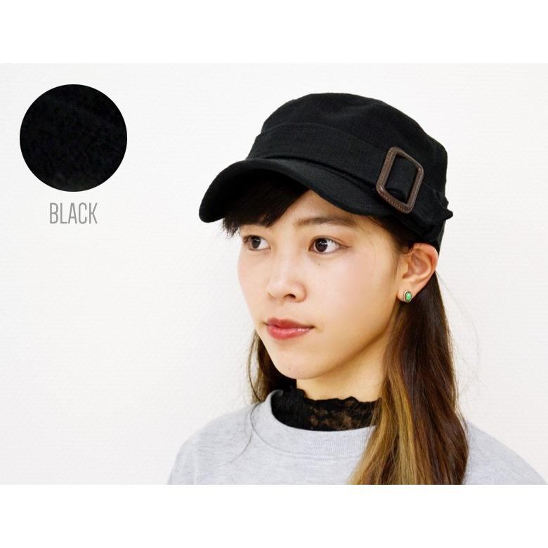 ワークキャップ メンズ   帽子 コットン バックル付レディース ワークキャップ 春夏 秋冬 |  | 02