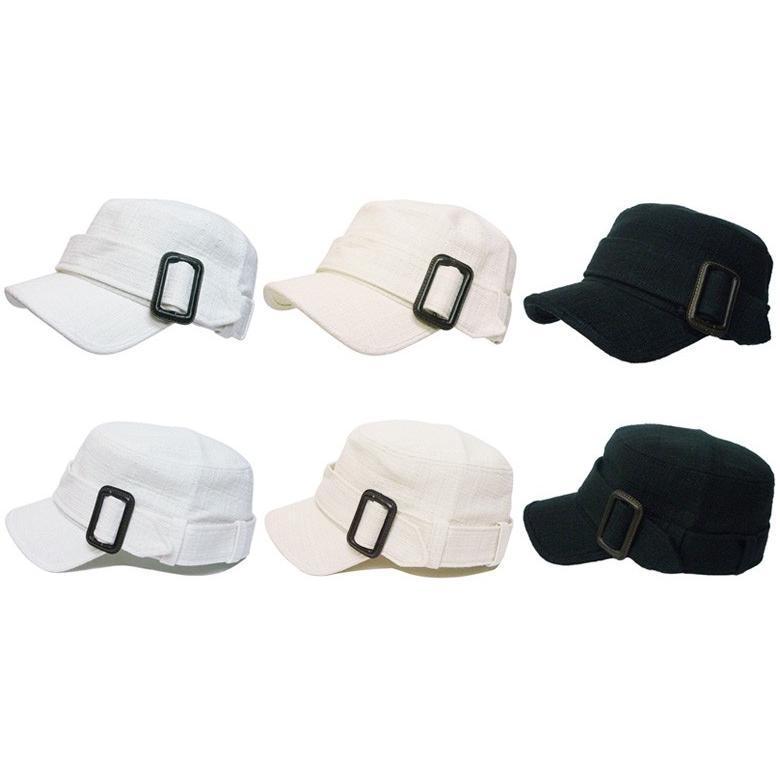 ワークキャップ メンズ   帽子 コットン バックル付レディース ワークキャップ 春夏 秋冬 |  | 03