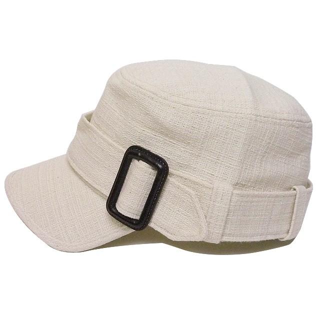 ワークキャップ メンズ   帽子 コットン バックル付(ベージュ) レディース ワークキャップ 春夏 秋冬 |  | 01