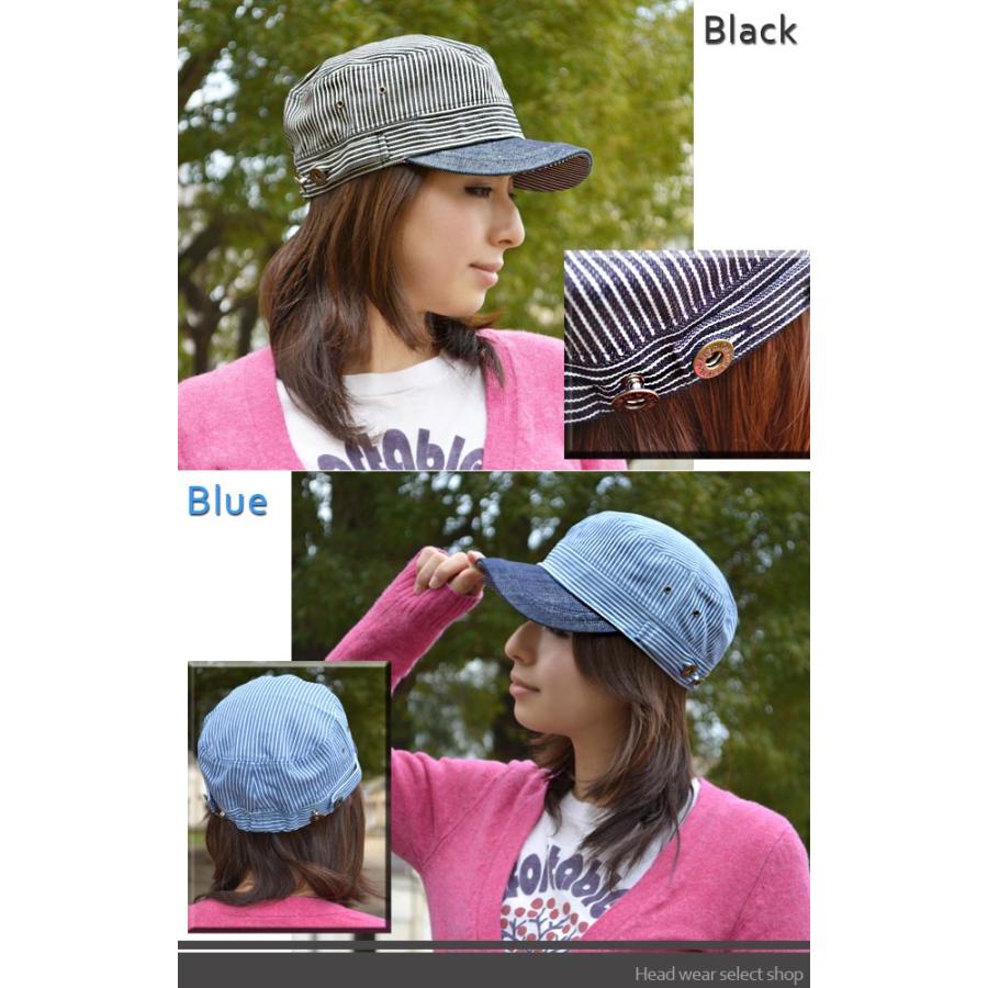 ワークキャップ メンズ   帽子 ヒッコリ＆デニムHL ワーク キャップ レディース ワークキャップ 春夏 秋冬 |  | 01