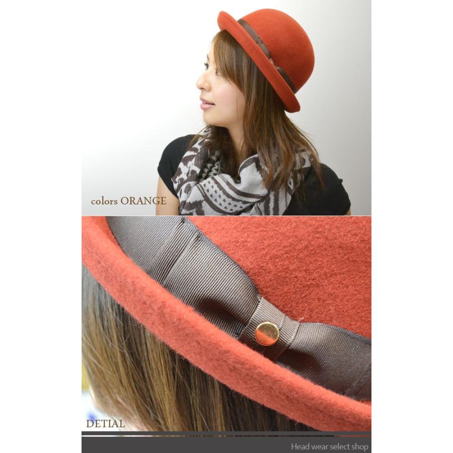 ボーラーハット レディース メンズ   帽子 ウール  ハット |  | 02