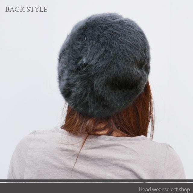 ベレー帽 レディース 【メール便のみ 送料無料 】 帽子 アンゴラニット ＧＳベレー 春 秋冬 メール便×1 |  | 03