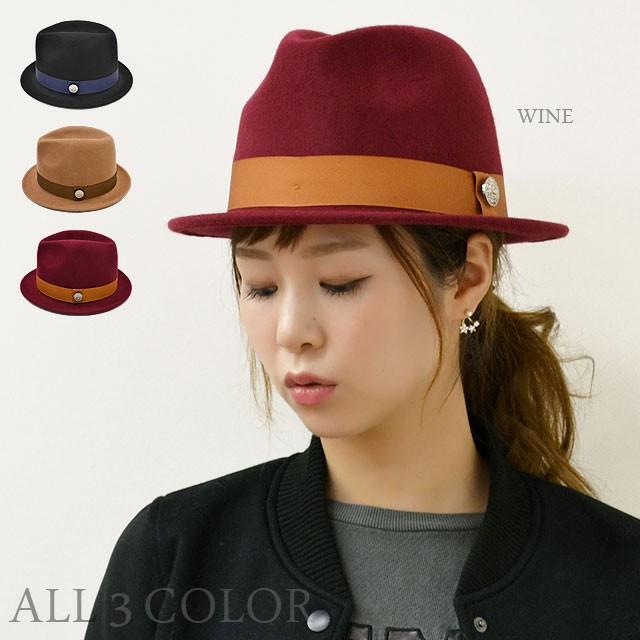 【極美品☆現行】エルメス　フェドラ　ハット　ベティ　帽子 中折れハット レディース メンズ 帽子 フェドラハット フェルト ウール