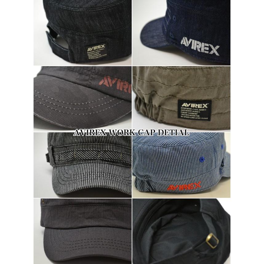 AVIREX ワークキャップ メンズ   帽子 全8種類 レディース ワークキャップ 春夏 秋冬 アビレックス | AVIREX | 05