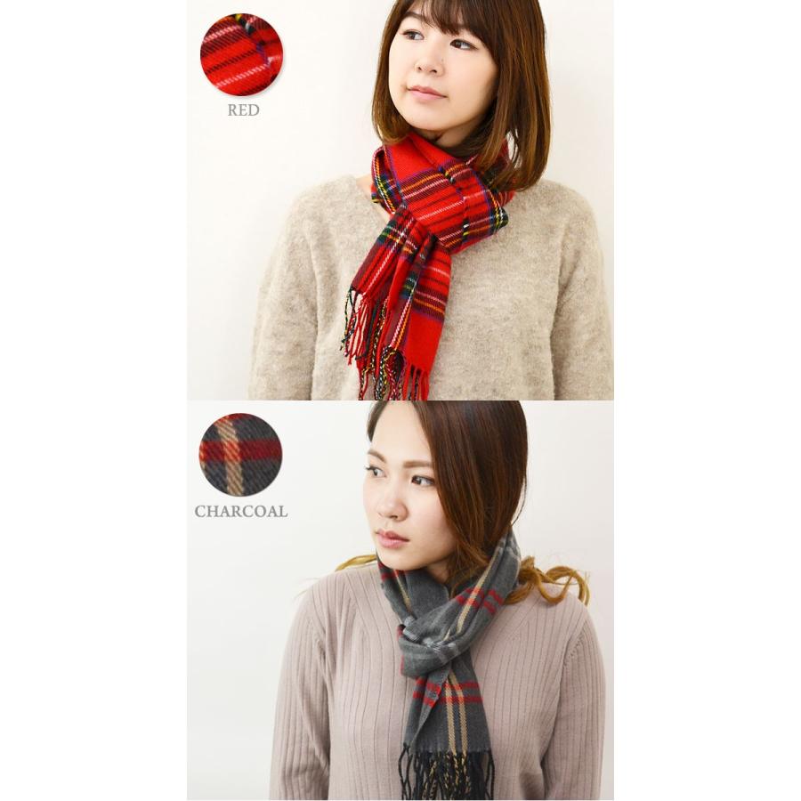 セール アクリル チェック柄 マフラー 薄手温かい 全9色 レディース メンズ 可愛い カワイイ シンプル 秋冬 マフラー 帽子屋そら 通販 Yahoo ショッピング