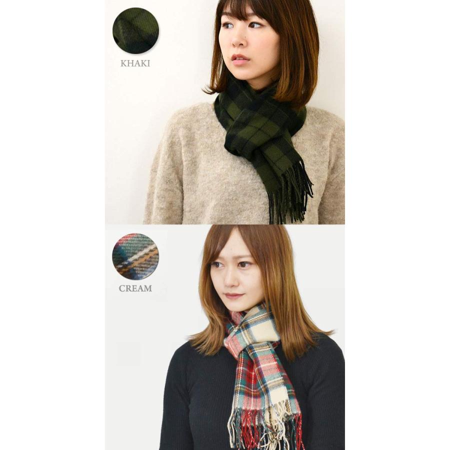 アクリル チェック柄 無地 マフラー  薄手温かい  レディース メンズ 可愛い カワイイ シンプル 秋冬 マフラー  805102 |  | 03
