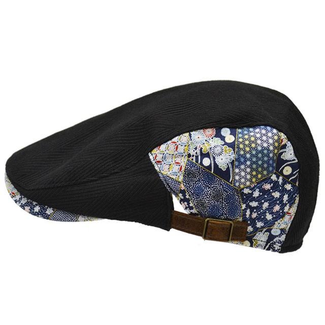 ハンチング メンズ   帽子 和柄20 ヘリンボーン オリジナル 和風 和 オールシーズン 春夏 秋冬 大人 紳士 男性用 父の日 5102 |  | 02