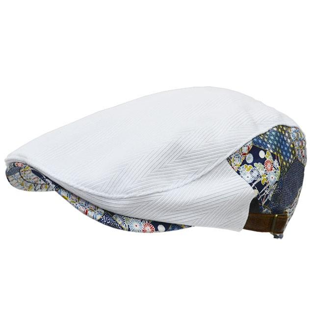 ハンチング メンズ   帽子 和柄20 ヘリンボーン オリジナル 和風 和 オールシーズン 春夏 秋冬 大人 紳士 男性用 父の日 5102 |  | 03