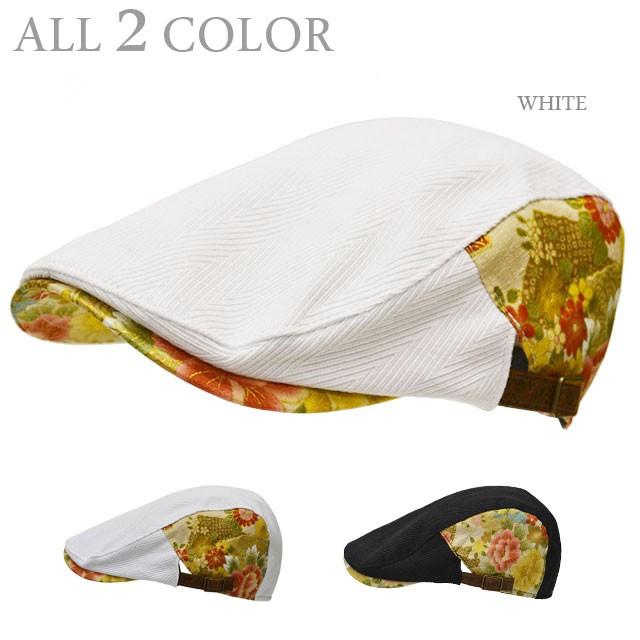 ハンチング メンズ   帽子 和柄21 ヘリンボーン オリジナル 和風 和 オールシーズン 春夏 秋冬 大人 紳士 男性用 父の日 5102 | 