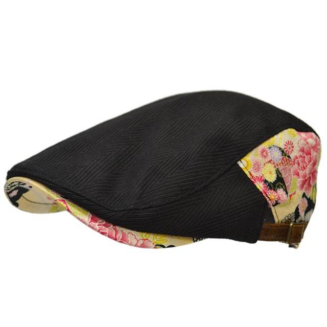 ハンチング メンズ   帽子 和柄22 ヘリンボーン オリジナル 和風 和 オールシーズン 春夏 秋冬 大人 紳士 男性用 父の日 5102 |  | 01