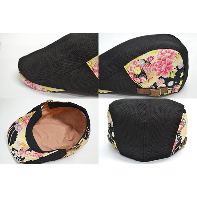 ハンチング メンズ   帽子 和柄22 ヘリンボーン オリジナル 和風 和 オールシーズン 春夏 秋冬 大人 紳士 男性用 父の日 5102 |  | 05