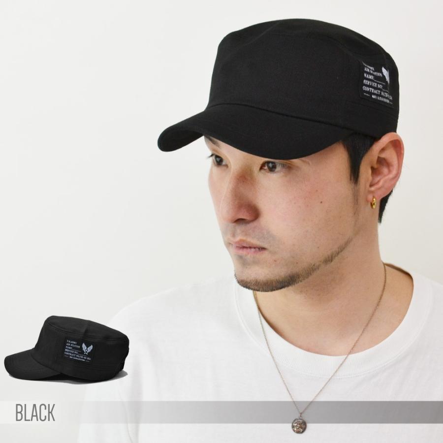 ワークキャップ メンズ   帽子 ツイル コットン ワッペン レディース CAP UVカット ミリタリー 春夏 秋冬 アメカジ 6102 |  | 01