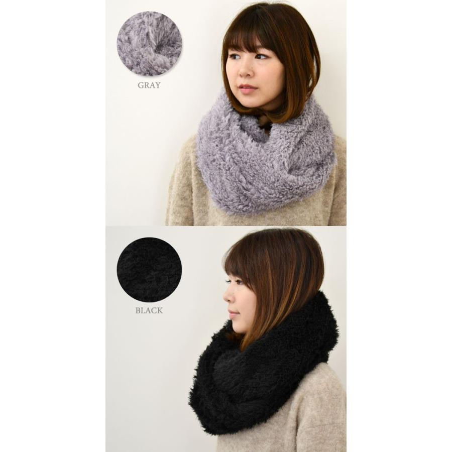 スヌード ネックウォーマー レディース ダブル フェイクファー ボリューム ボリューミー 全4色 秋冬 マフラー ストール 帽子屋そら 通販 Yahoo ショッピング